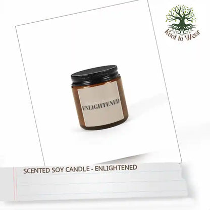 Scented Soy Candle - ENLIGHTENED by@Outfy