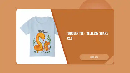 Toddler Tee - Selfless Snake v2.0 by@Outfy