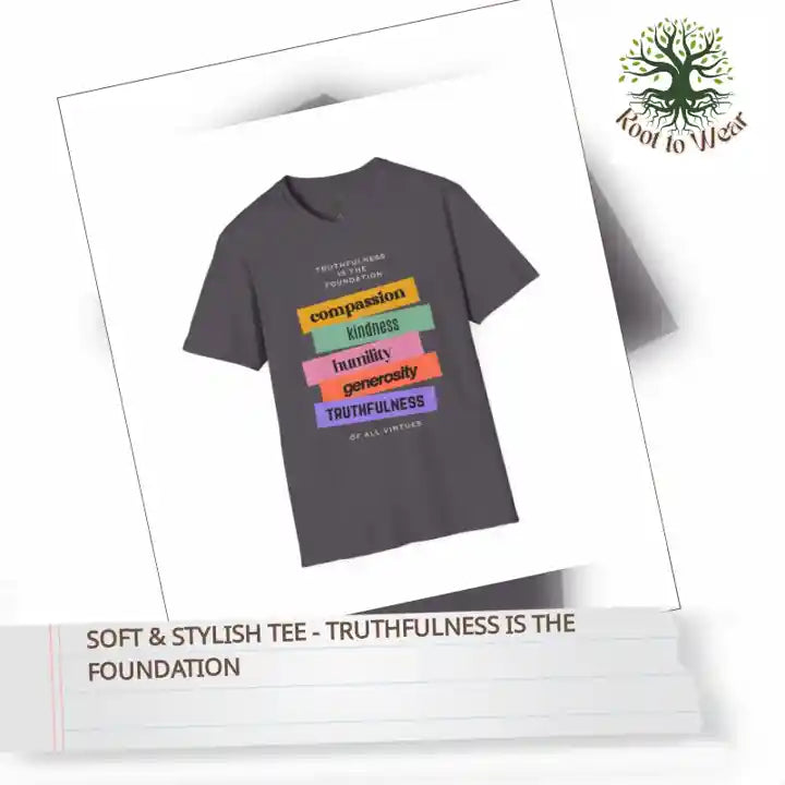 Soft &amp; Stylish Tee - Truthfulness is the Foundation by@Outfy
